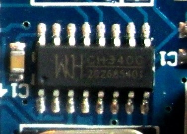 CH340 USB-Seri dönüştürücü çipi